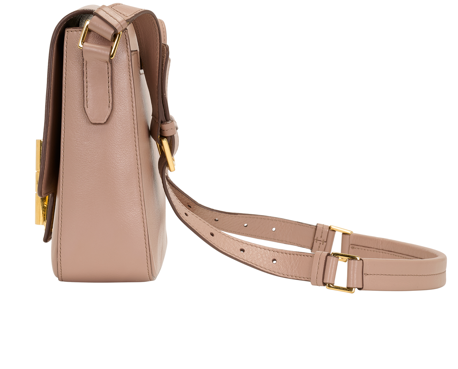 Natalia Shoulder Bag, &pound;410, Handbags, Pink, Leather, Bottom view